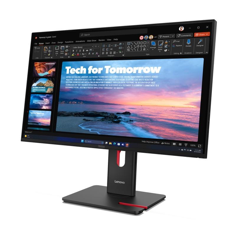 Lenovo Monitor PC Monitor PC Lenovo ThinkVision T27QD-40 64AAGAT2EU | 27", QHD, IPS, Ergonomic