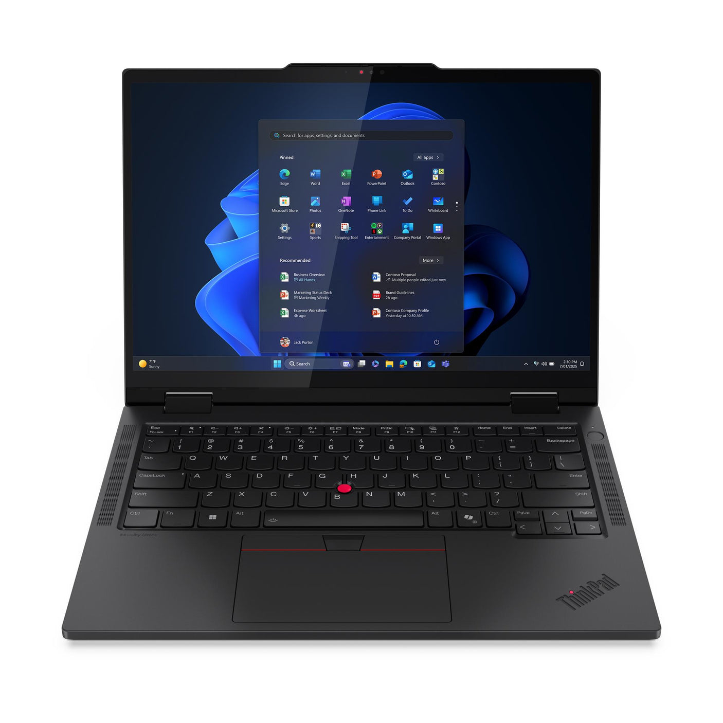 Lenovo Notebook 2-in-1 Lenovo, 21R3002DRI, CU7-255U, 14", 32GB RAM, SSD 512GB, Windows 11 Pro, Garanție 36 luni