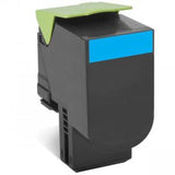 Lexmark Toner Toner Lexmark 802HCE | Cyan, Capacitate Mare, Original