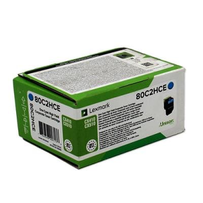 Lexmark Toner Toner Lexmark 802HCE | Cyan, Capacitate Mare, Original