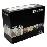 Lexmark Toner Toner Lexmark X654X31E | Negru, Capacitate Mare, X654/X656/X658