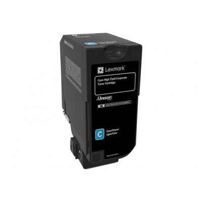 Lexmark Toner Toner Original Lexmark 74C2HCE | Cyan, High Capacity