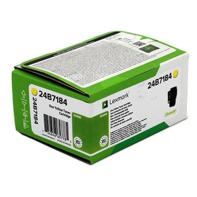 Lexmark Toner Toner Original Lexmark 24B7184 | Galben, 6.000 pagini