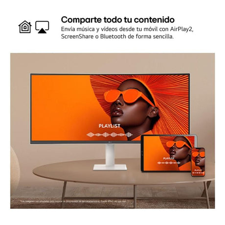 LG Monitor PC Monitor LG 34U601SA-W | 34", 4K UHD, IPS, USB-C, Alb