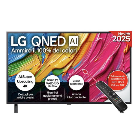 LG Televizor Televizor LG 43QNED80A6A | 43 inch, QNED, 4K UHD, Smart TV
