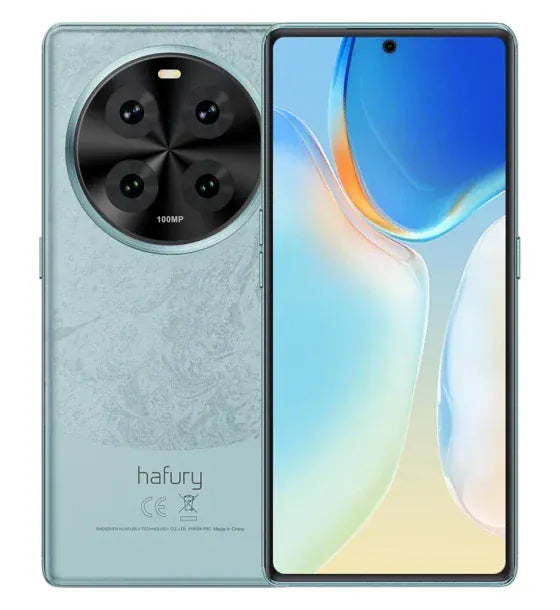 Cubot Telefon mobil Hafury Meet 4G 667 FHD+ 120Hz 12GB RAM + 12GB extins 256GB Android 13 Verde