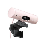 Logitech Camera web Camera Web Logitech BRIO 500 960-001421 | Full HD, Microfoane Integrate, Roz