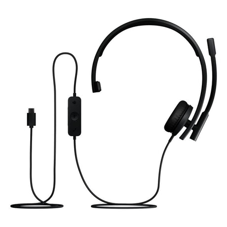 Logitech Căști profesionale Logitech H570e Teams Mono cu microfon cu anulare zgomot, USB-C, model 981-001427