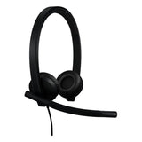 Logitech Căști profesionale Logitech H570e Teams Stereo USB-A pentru birou, cu microfon, model 981-001430