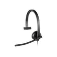 Logitech Cască mono Logitech H570e UC pentru business, USB-A, cu microfon, 981-000571