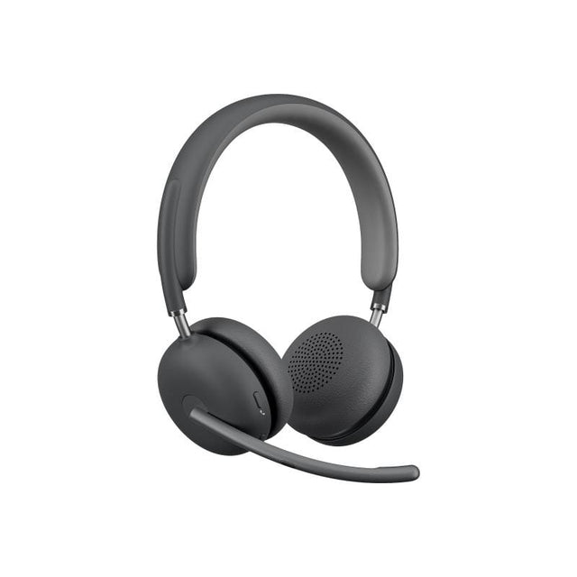 Logitech Cască wireless Logitech Zone Wireless 2 UC pentru business cu receiver USB, reducere zgomot, neagră, 981-001311