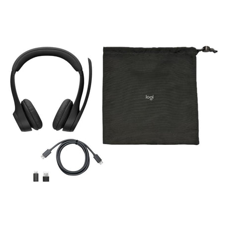 Logitech Căști wireless Logitech Zone 305 for Business, certificare Microsoft Teams, cu receptor USB (981-001451)