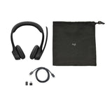 Logitech Căști wireless Logitech Zone 305 for Business, certificare Microsoft Teams, cu receptor USB (981-001451)