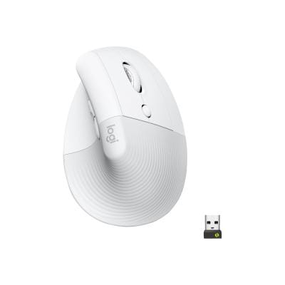 Logitech Mouse Mouse Logitech Lift for Business 910-006496 | Ergonomic Vertical, Bluetooth, Logi Bolt, Alb