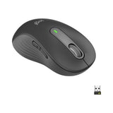 Logitech Mouse Mouse Logitech Signature M650 L Left 910-006239 | Wireless, Stangaci, Silent Click, Graphite