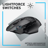 Logitech Mouse Mouse Gaming Logitech G502 X LIGHTSPEED 910-006180 | Wireless, Negru