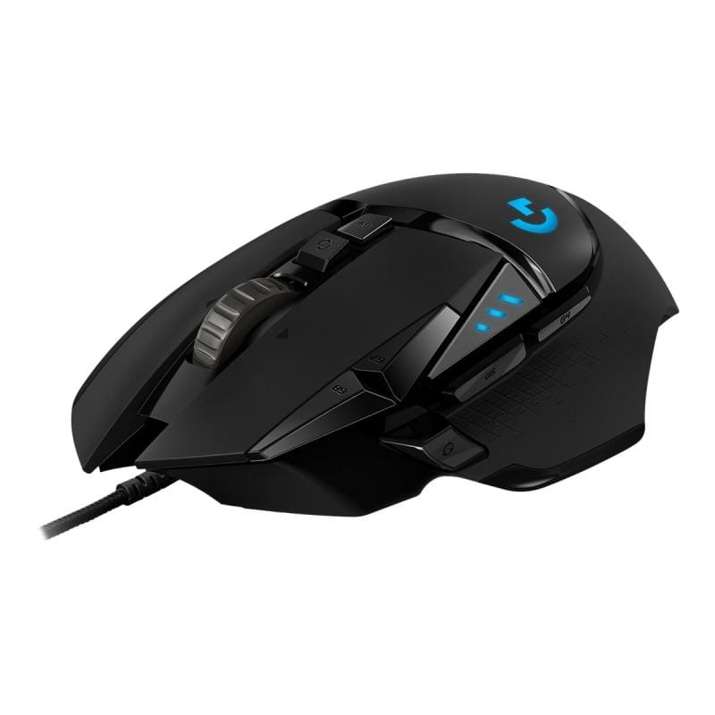 Logitech Mouse Mouse Gaming Logitech G502 HERO 910-005470 | Senzor HERO, DPI Ajustabil, USB, Butoane Programabile