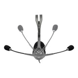 Logitech Căști Logitech H110 cu microfon, jack 3,5 mm, pentru PC și laptop (981-000271)