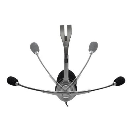 Logitech Căști Logitech H110 cu microfon, jack 3,5 mm, pentru PC și laptop (981-000271)