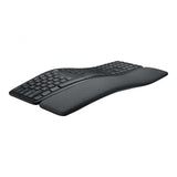 Logitech Tastatură ergonomică wireless Logitech Ergo K860, layout german (DE), cu suport pentru încheieturi, model 920-009167