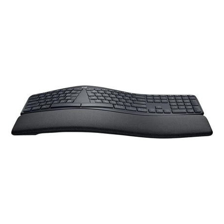 Logitech Tastatură ergonomică wireless Logitech Ergo K860, layout german (DE), cu suport pentru încheieturi, model 920-009167