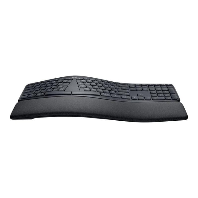 Logitech Tastatură ergonomică wireless Logitech Ergo K860, layout german (DE), cu suport pentru încheieturi, model 920-009167