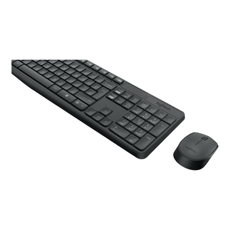 Logitech Mouse Set Tastatura si Mouse Logitech MK235 920-007931 | Wireless, Layout US, Receptor USB, Negru