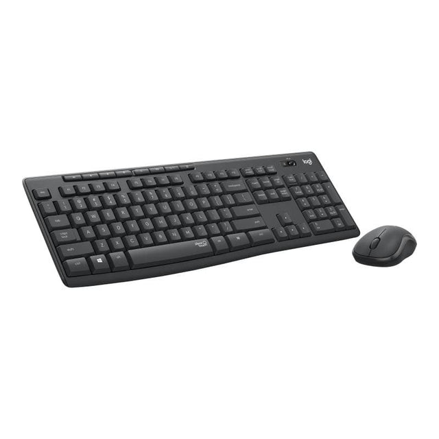 Logitech Set conectori Set Tastatura si Mouse Wireless Logitech MK295 920-009800 | Silent, Layout US, Negru