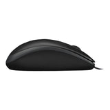 Logitech Mouse Mouse Logitech B100 910-003357 | USB, Optic, Plug-and-Play, Negru