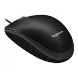Logitech Mouse Mouse Logitech B100 910-003357 | USB, Optic, Plug-and-Play, Negru