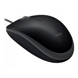 Logitech Mouse Mouse Logitech B110 Silent 910-005508 | USB, Clic Silentios, Plug-and-Play, Negru