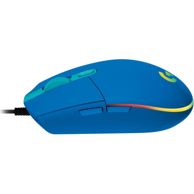 Logitech Mouse Mouse Gaming Logitech G102 LIGHTSYNC 910-005801 | 8000 DPI, 6 Butoane, RGB, Albastru