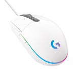 Logitech Mouse Logitech G203 Lightsync, Alb, 910-005797