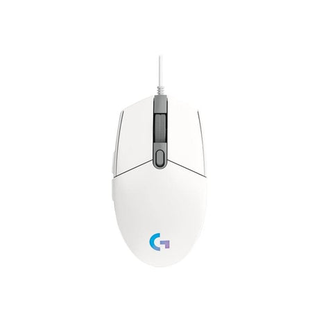 Logitech Mouse Logitech G203 Lightsync, Alb, 910-005797