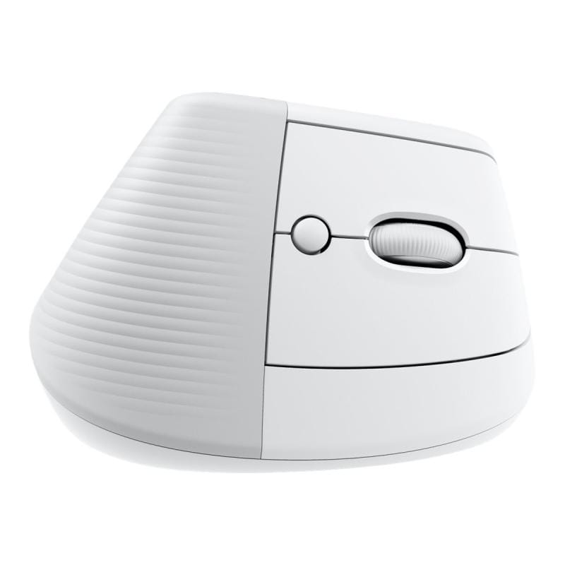 Logitech Mouse ergonomic vertical Logitech Lift for Mac, alb, Bluetooth, 910-006477 (910006477)