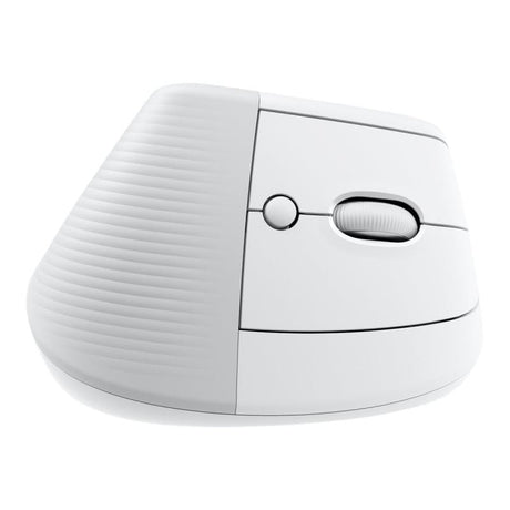Logitech Mouse ergonomic vertical Logitech Lift for Mac, alb, Bluetooth, 910-006477 (910006477)