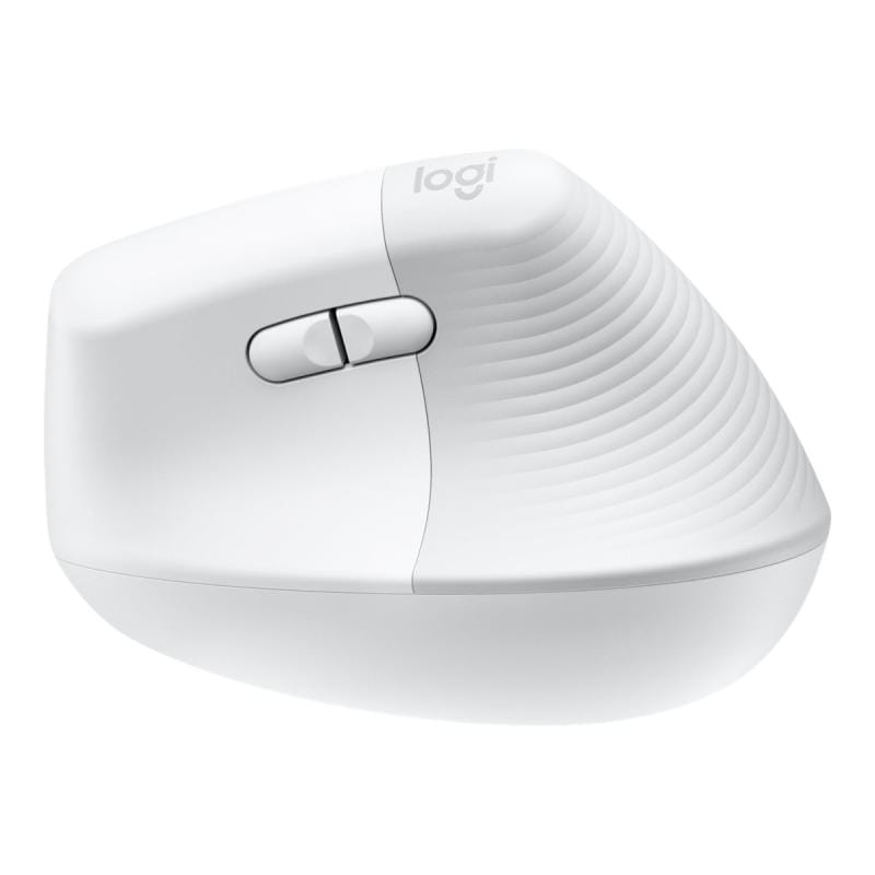 Logitech Mouse ergonomic vertical Logitech Lift for Mac, alb, Bluetooth, 910-006477 (910006477)