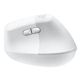 Logitech Mouse ergonomic vertical Logitech Lift for Mac, alb, Bluetooth, 910-006477 (910006477)