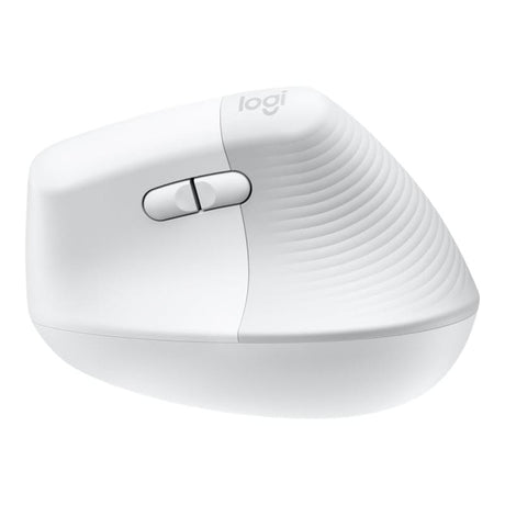 Logitech Mouse ergonomic vertical Logitech Lift for Mac, alb, Bluetooth, 910-006477 (910006477)