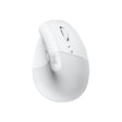 Logitech Mouse ergonomic vertical Logitech Lift for Mac, alb, Bluetooth, 910-006477 (910006477)