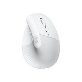Logitech Mouse ergonomic vertical Logitech Lift for Mac, alb, Bluetooth, 910-006477 (910006477)
