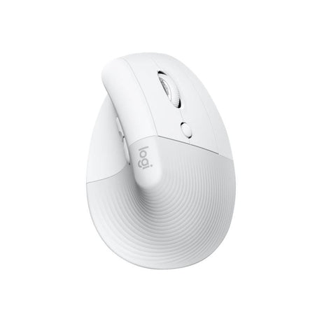 Logitech Mouse ergonomic vertical Logitech Lift for Mac, alb, Bluetooth, 910-006477 (910006477)
