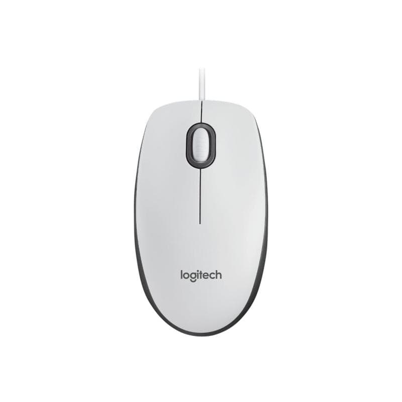 Logitech Mouse Logitech M100, Alb, USB, Optic, 910-006764 (910006764)