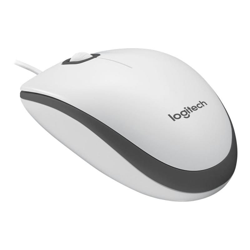 Logitech Mouse Logitech M100, Alb, USB, Optic, 910-006764 (910006764)