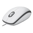 Logitech Mouse Logitech M100, Alb, USB, Optic, 910-006764 (910006764)