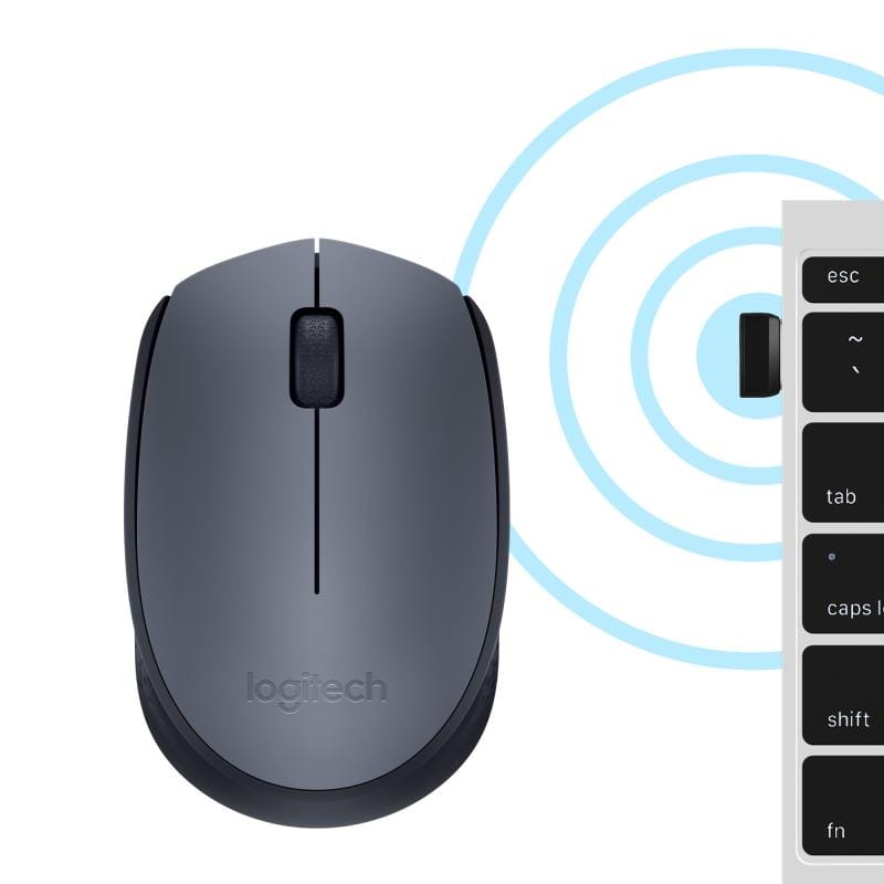 Logitech Mouse Mouse Wireless Logitech M170 910-004642 | USB Receiver, Gri