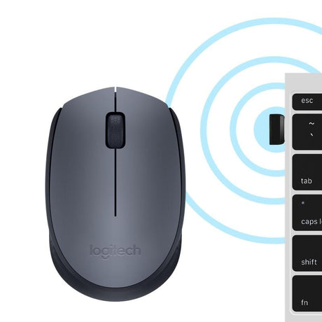Logitech Mouse Mouse Wireless Logitech M170 910-004642 | USB Receiver, Gri