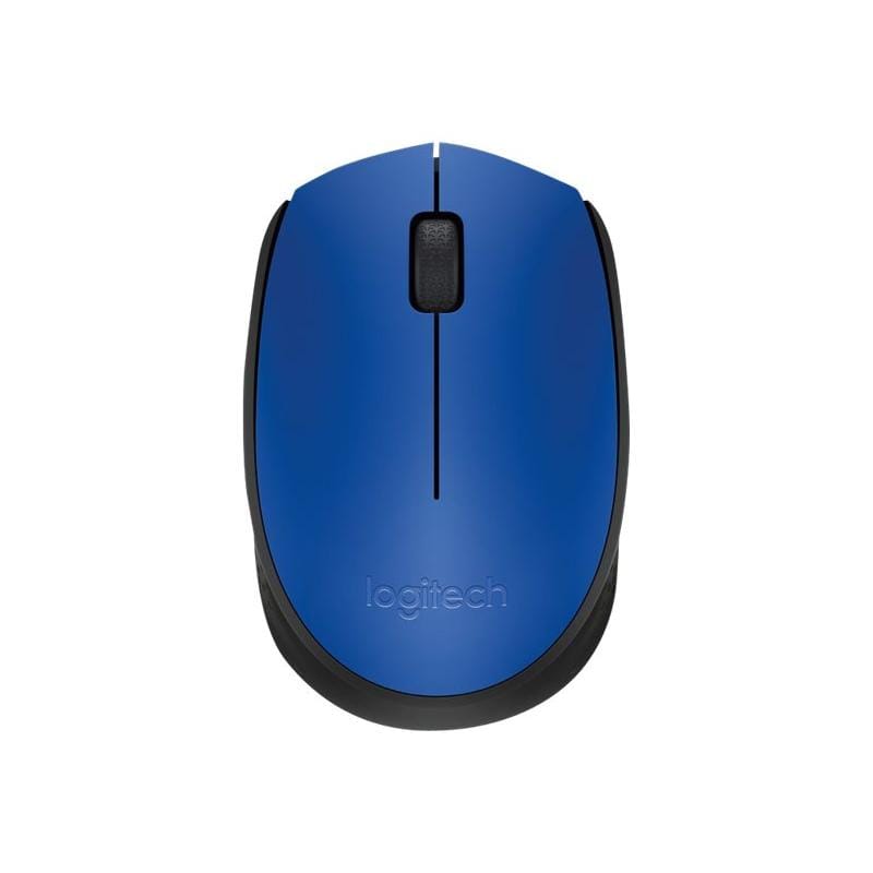 Logitech Mouse Mouse Logitech M171 910-004640 | Wireless, Albastru, Ambidextru, Receptor USB