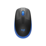 Logitech Mouse wireless Logitech M190, full-size, ergonomic, albastru, receptor USB, Plug & Play, 910-005907