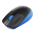 Logitech Mouse wireless Logitech M190, full-size, ergonomic, albastru, receptor USB, Plug & Play, 910-005907